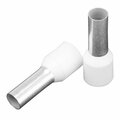 Pacer Group Pacer Ivory 8 AWG Wire Ferrule - 12mm Length - 10 Pack TFRL8-12MM-10